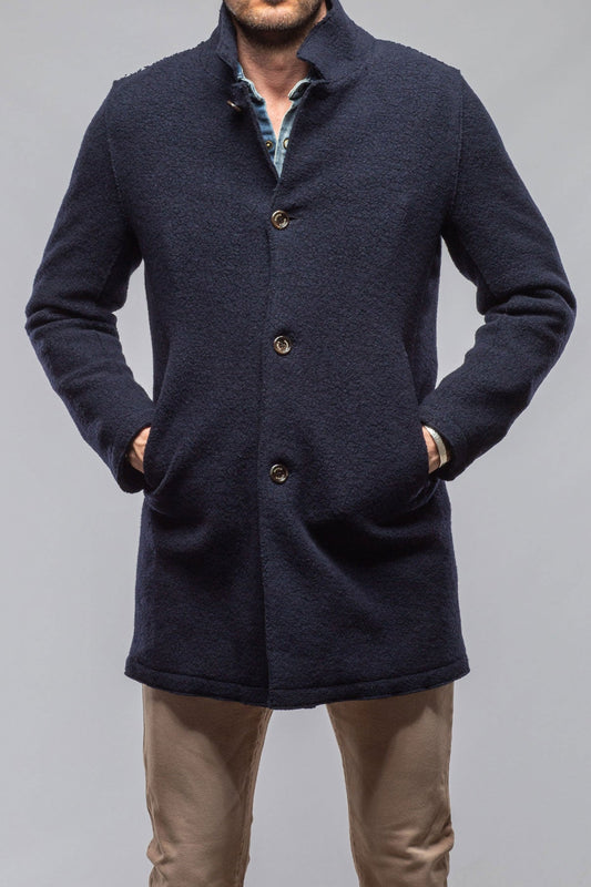 Salisbury Long Boucle Knit Coat