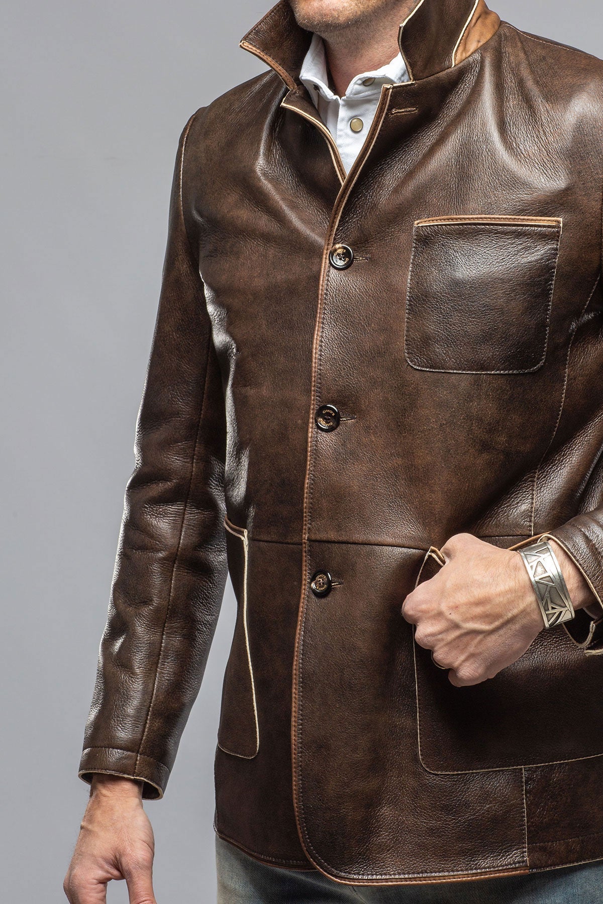 Loreo Dress Jacket In Rust