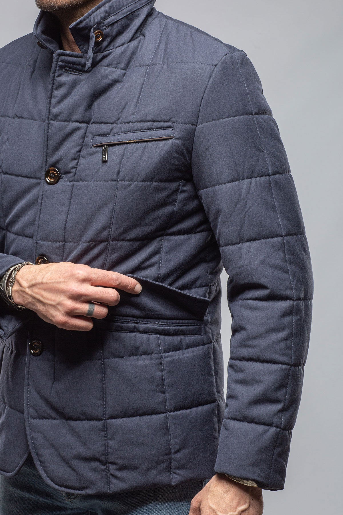 Lexington Quilted Jacket In Navy