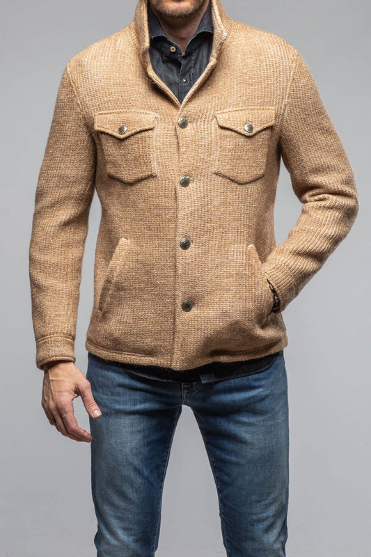 Wrangell Knit Jacket In Camel