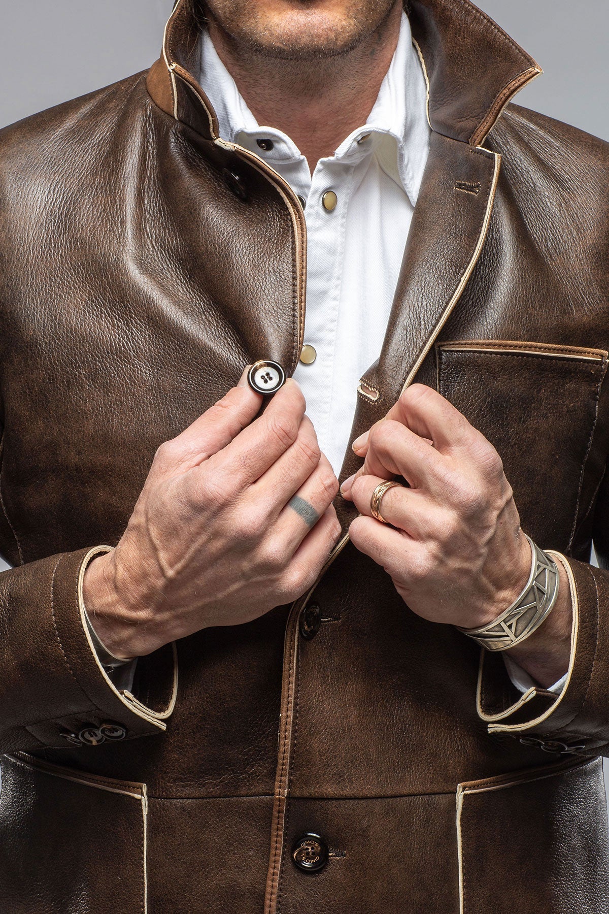 Loreo Dress Jacket In Rust