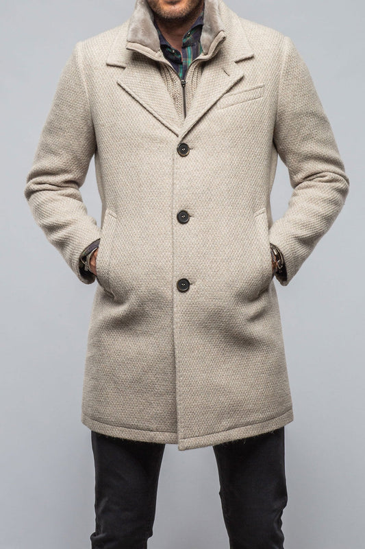 Crispus Knit Jacket in Ice