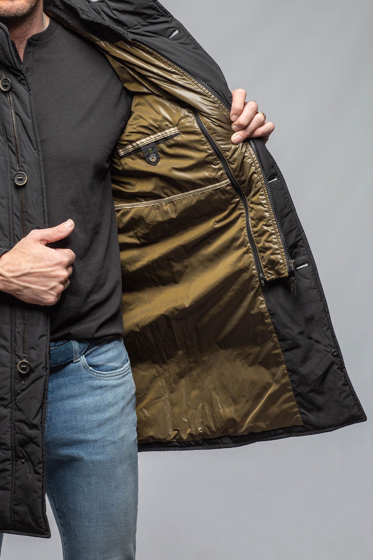 Memphis Overcoat In Black